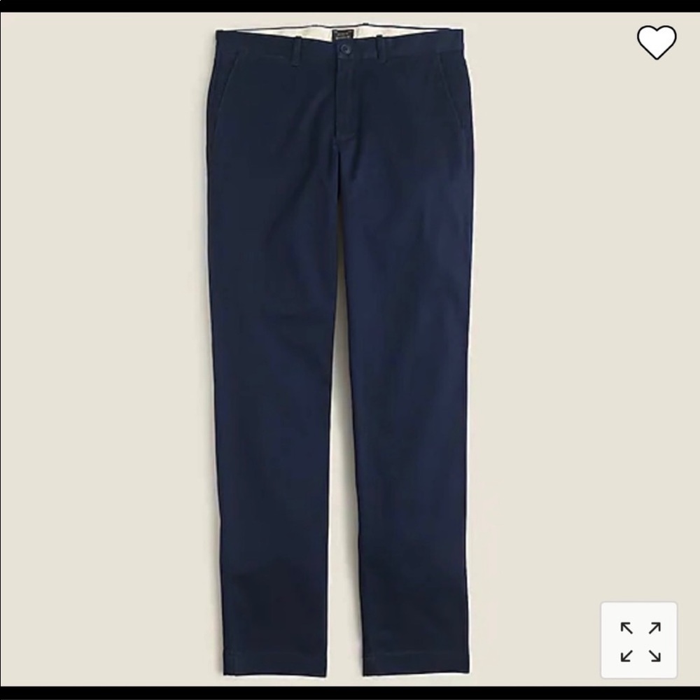 NWT J. Crew 770™ Straight-fit stretch chino pant - Navy (color DNA)- size 35/32